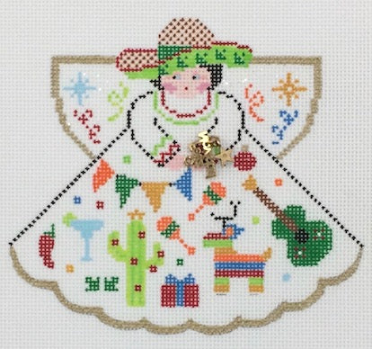 Feliz Navidad Angel w/Charm