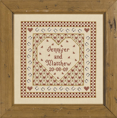Heart Wedding Sampler - Kit