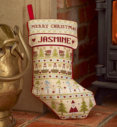 Snowman Christmas Stocking (Kit)