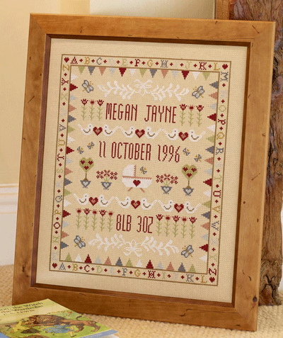 Bunting Cradle Sampler (Kit)