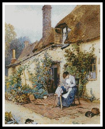 Lace Maker, A  (Myles Birket Foster)