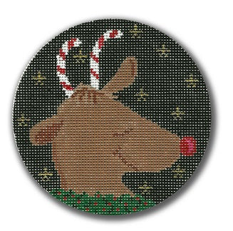Reindeer w/Candy Cane Antlers
