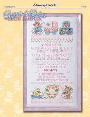 Sugar and Spice Birth Sampler