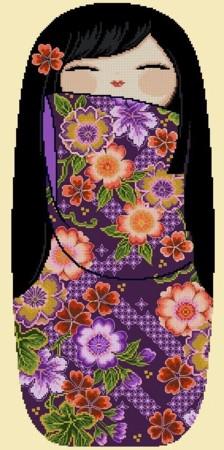 Happy Kokeshi Doll SHIZUKA