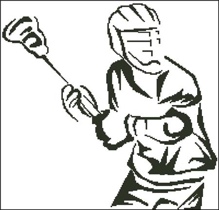 Lacrosse Player Silhouette