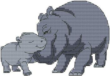 Momma N Me Hippo