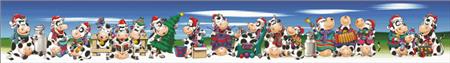 Christmas Cows