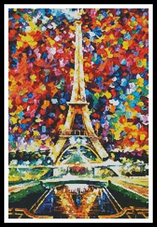 Paris Of My Dreams (Cropped)  (Leonid Afremov)