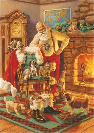 Santa And Friends
