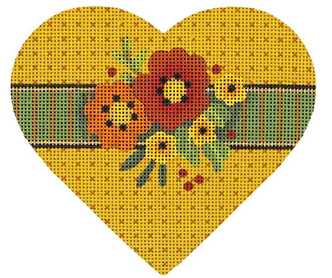 Autumn Heart - Rusty Floral