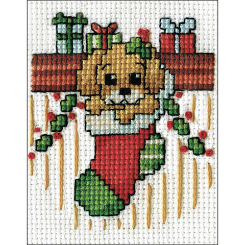 Puppy In Stocking