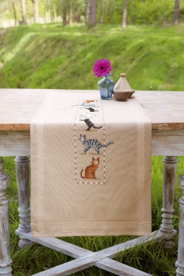 Cats Of All Colours Table Runner