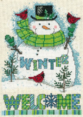 Winter Welcome Snowman