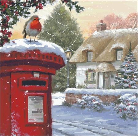 Robin On Postbox 2
