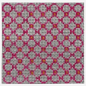 Pink/Orange Trellis