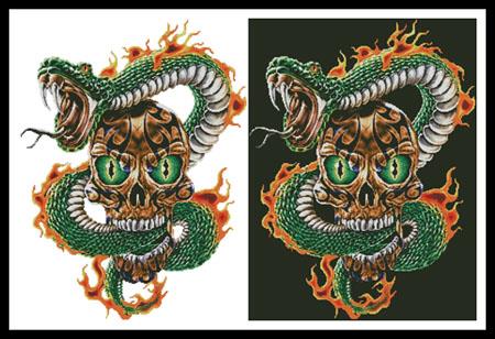 Fire Snake and Skull (Jeff Wack)