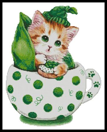 Pea Pod Kitty Cup