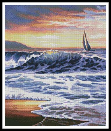 Beach Sunset Lighthouse (Crop) 