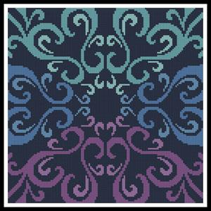 Mini Purple Blue Green Square