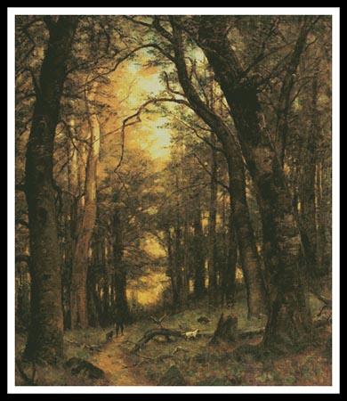 Old Hunting Ground, The (Large)  (Thomas Worhington Whittredge)