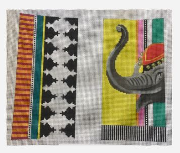 Elephant/Pattern Eyeglass Case