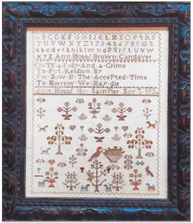 Spring Sampler - Ann Hobbs 1834