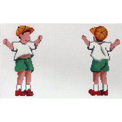 Two Sided Boy w/Orange Cap