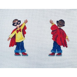 Two Sided Superhero Superman