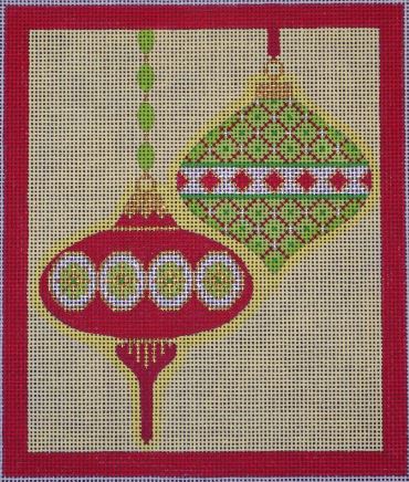 Merry and Bright - 2 Ornaments Short Teardrop