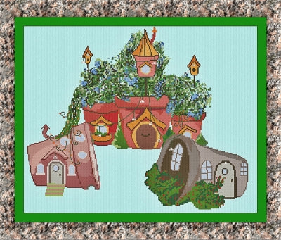 Hidden Village in the Garden