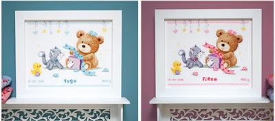 Bear & Present - Birth Announcement