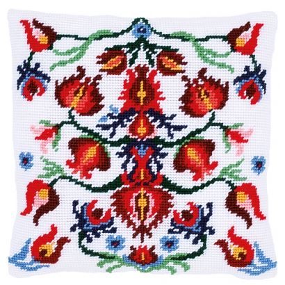 Folklore III - Tapestry Cushion by La Maison Victor
