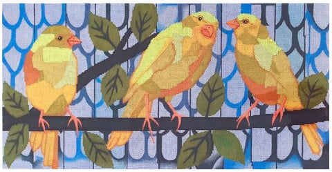 Three Yellow Birds