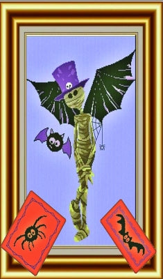 Mummie and C,  Halloween Portraits Series