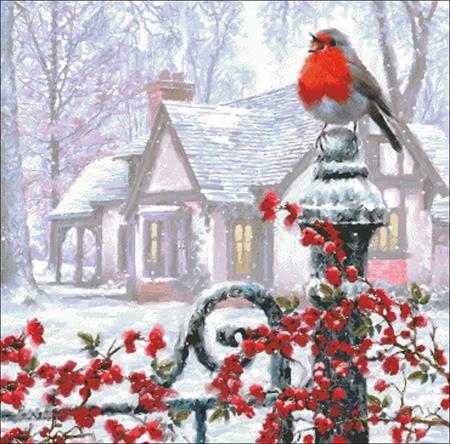 Robin on Gatepost