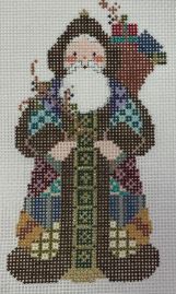 Victorian Crazy Quilt Santa