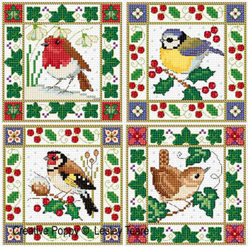 Christmas Bird Cards
