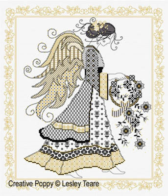 Blackwork Angel