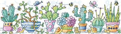 Cactus Garden - 14ct Aida
