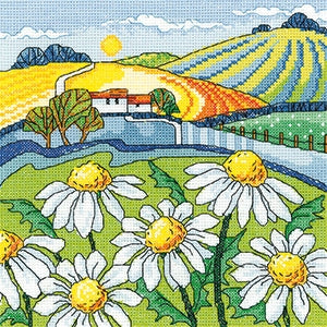 Daisy Landscape - 14ct 