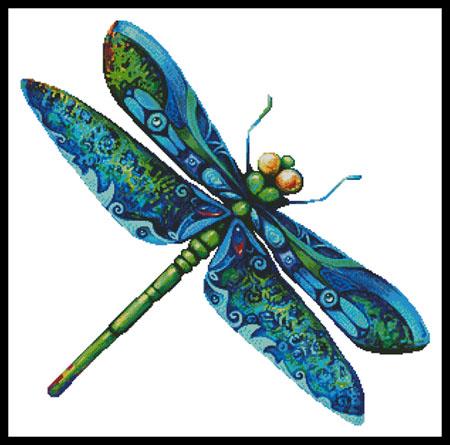 Dragonfly Painting (no background) (Laura Zollar)