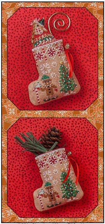 Gingerbread Elf Mouse Stocking