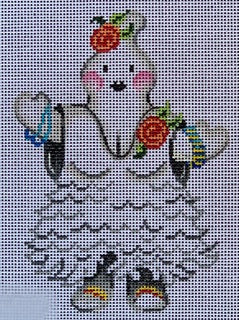 Ghost w/Ruffled Dress