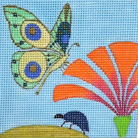Green Butterfly Square