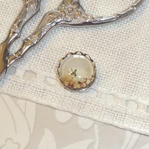 Mini Bronze Butterfly Needle Minder