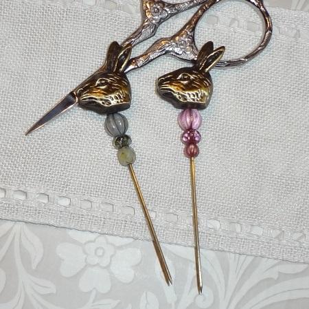 Bronze Rabbit Hat Pin