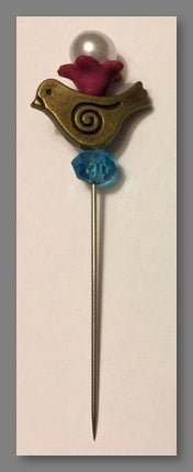 Birds Hearts Counting Pin