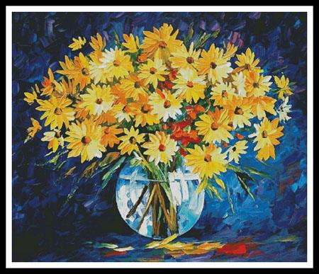 Yellow on Blue  (Leonid Afremov)