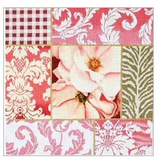 Pink Rose Collage 2