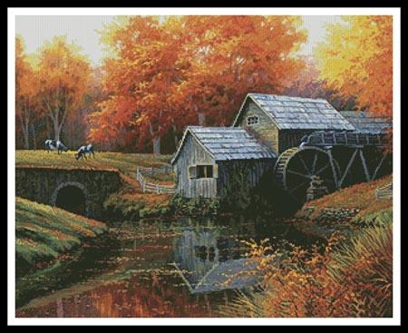 Old Mill in October  (Charles White)